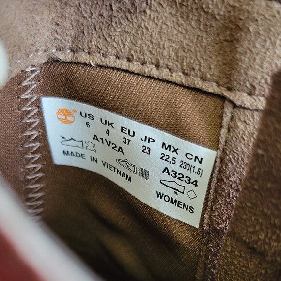 Timberland Peep Toe Cut Out Ankle Bootie - Size 6 - Picture 5 of 5